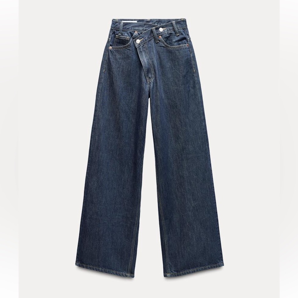 Zara Indigo Flare Jeans - Picture 6 of 9